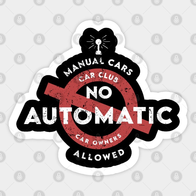 No automatic allowed Sticker by enrynz